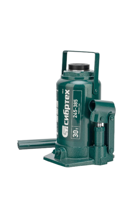 Домкрат гидравлический бутылочный Сибртех 30т 245-385 мм (50810) 