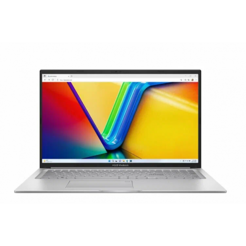 Ноутбук ASUS Vivobook 17 X1704VA-AU937, 17.3" (1920x1080) IPS/Intel Core 7 150U/16 ГБ DDR4/1024 ГБ SSD/Intel Graphics/без ОС (90NB13X1-M00E10) (серебристый) 