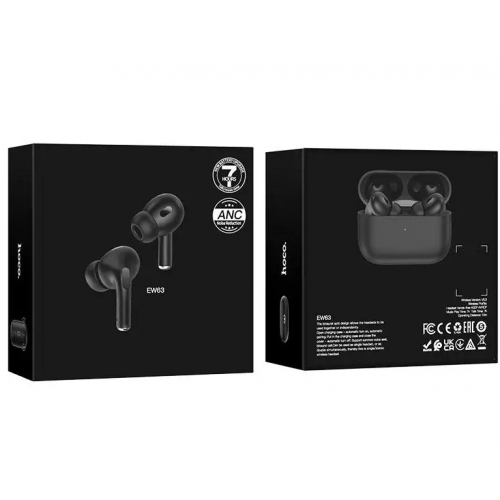 Беспроводные наушники Hoco EW63 PRO True wireless ANC (черный) 