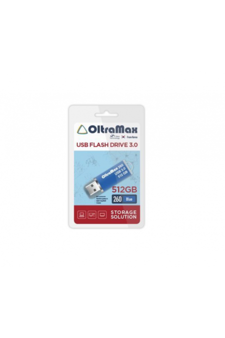 Флешка OLTRAMAX (OM-512GB-260) USB 3.0 512GB (синий) 
