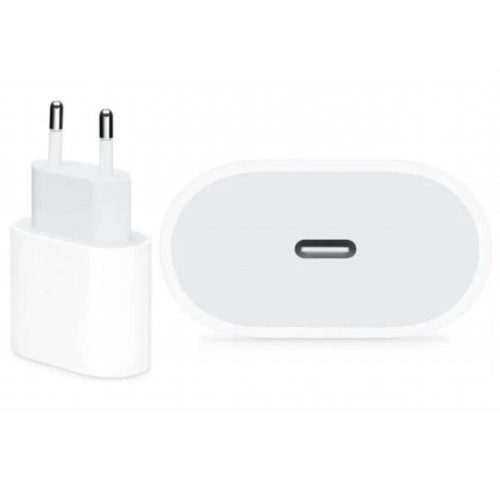 Сетевое зарядное устройство Apple A2347 20W USB-C (MHJE3ZM/A) (белый) 