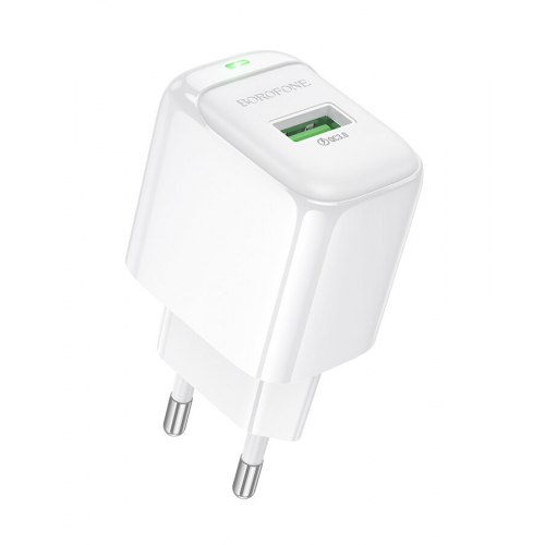 Сетевое зарядное устройство Borofone BAS42A 18W QC3.0 charger(EU) (белый) 