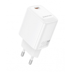 Сетевое зарядное устройство Borofone BN26 Fuente single-port PD20W charger(EU) (белый)