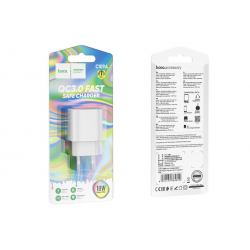 Сетевое зарядное устройство Hoco C109A Fighter single port QC3.0 charger (белый)