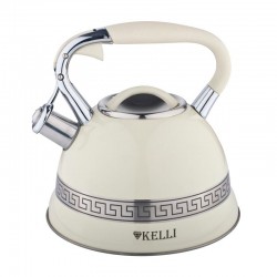 Чайник из нержавеющей стали Kelli KL-4506 3 л (молочный)