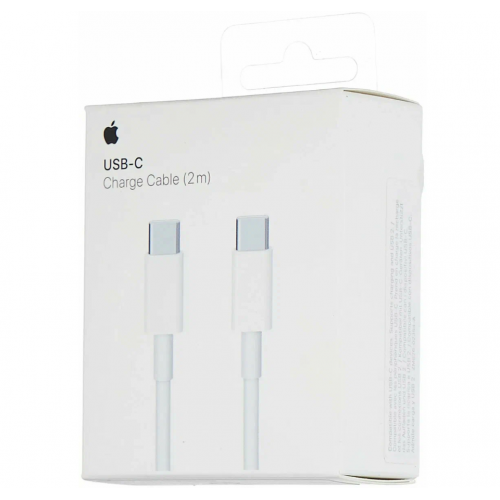 Кабель Apple A1739 USB Type-C (m)-USB Type-C (m) 2 м (MLL82FE/A) (белый) 