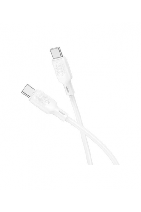 Кабель Borofone BX113 Lenny 60W Type-C 1 м (белый) 