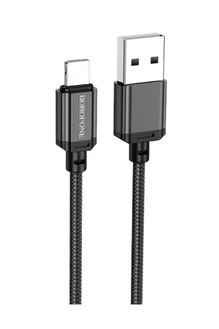 Кабель Borofone BX87 USB - Lightning 2 м (черный) 1
