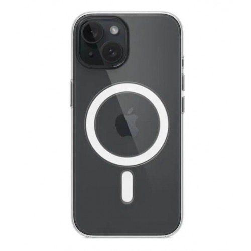 Чехол Clear Case для Apple IPhone 15 улучшенный (прозрачный) 