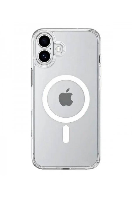 Чехол Clear Case для Apple IPhone 16 улучшенный (прозрачный) 