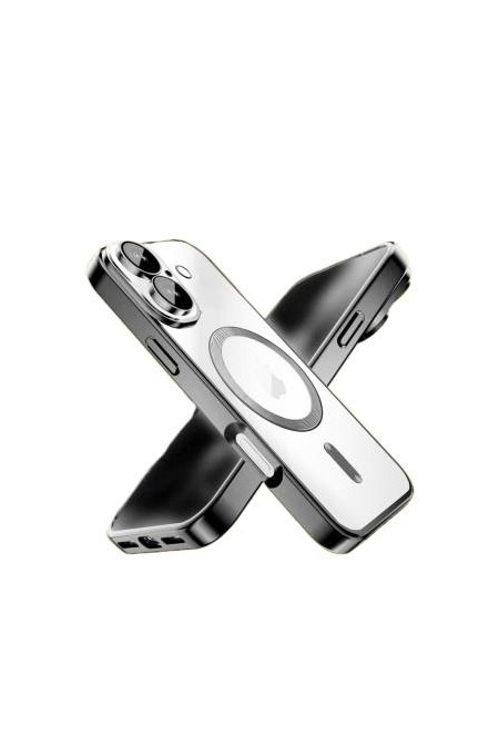 Чехол Fashion Case для Apple IPhone 15 прозрачный улучшенный (серый) 