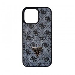 Чехол Fashion Case для Apple IPhone 16 Pro Max улучшенный Guess (синий)