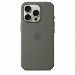 Чехол Silicon Case для Apple IPhone 16 Pro улучшенный (серый)