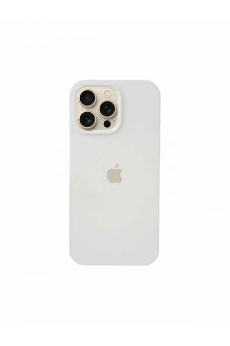 Чехол Silicon Case для Apple IPhone 16 Pro улучшенный (молочный) 