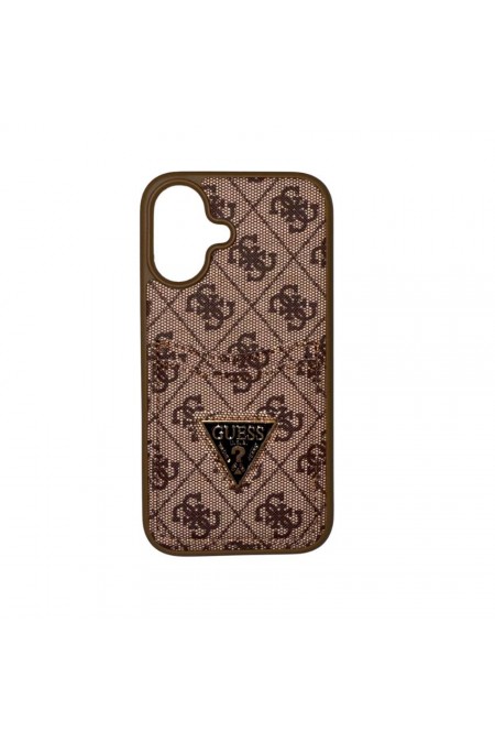 Чехол Fashion Case для Apple IPhone 16 улучшенный Guess (золотой) 