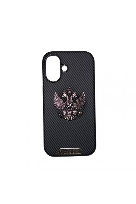 Чехол Fashion Case для Samsung S25 улучшенный с гербом (серый) 