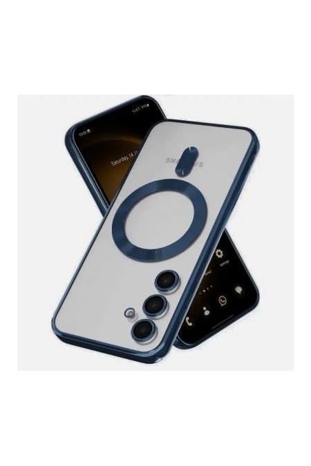 Чехол Fashion case для Samsung a16 прозрачный (синий) 