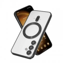 Чехол Malka ACS для Samsung A36 прозрачный (черный)