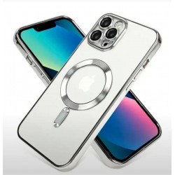 Чехол Fashion Case для Apple IPhone 16 Pro Max прозрачный улучшенный (серый)