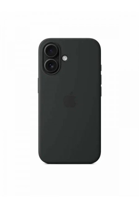 Чехол Silicon Case для Apple IPhone 16 силиконовый улучшенный (черный) 