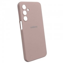 Чехол Silicon case для Samsung A16 силиконовый улучшенный (розовый)