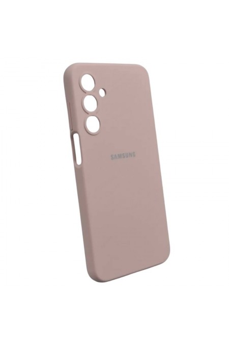 Чехол Silicon case для Samsung A16 силиконовый улучшенный (розовый) 
