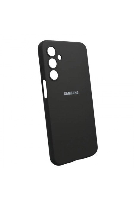 Чехол Silicon case для Samsung A56 силиконовый улучшенный (черный) 