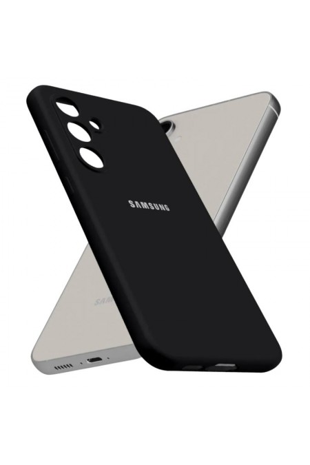 Чехол Silicon case для Samsung А26 силиконовый (черный) 