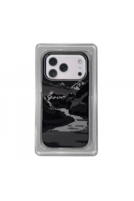 Чехол Mosbros для IPhone 17 Pro карбоновый улучшенный (черный) 