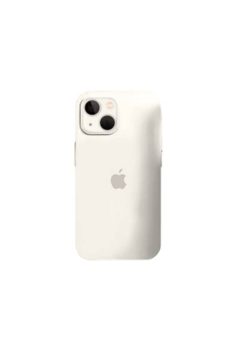 Чехол Silicon Case для Apple IPhone 15 силиконовый лучшенный (молочный) 