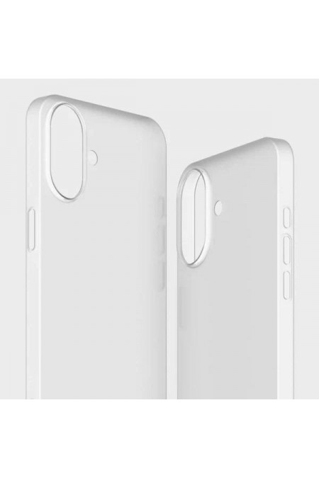 Чехол Silicon Case для Apple IPhone 17 силиконовый улучшенный (белый) 