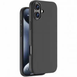 Чехол Silicon Case для Apple IPhone 17 силиконовый улучшенный (черный )