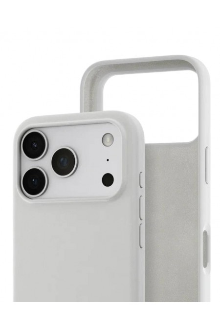 Чехол Silicon Case для Apple IPhone 17 Pro улучшенный (белый) 