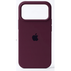 Чехол Silicon Case для Apple IPhone 17 Pro улучшенный (бордовый)