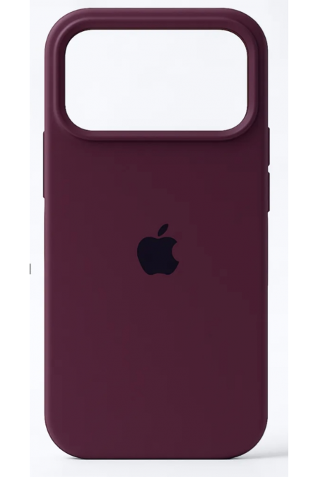 Чехол Silicon Case для Apple IPhone 17 Pro Max улучшенный (бордовый) 