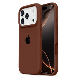 Чехол Silicon Case для Apple IPhone 17 Pro улучшенный (коричневый)