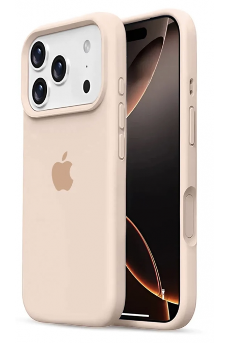 Чехол Silicon Case для Apple IPhone 17 Pro Max улучшенный (розовый) 