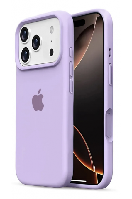 Чехол Silicon Case для Apple IPhone 17 Pro улучшенный (сиреневый) 
