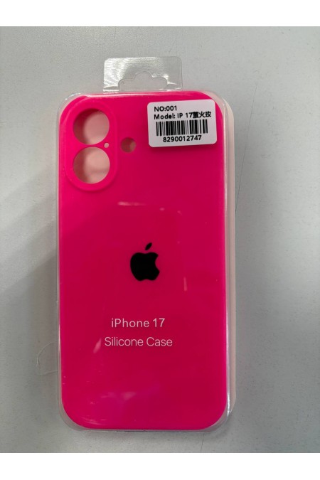 Чехол Silicon case для Apple IPhone 17 силиконовый (розовый) 