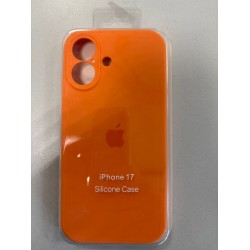 Чехол Silicon case для Apple IPhone 17 силиконовый (оранжевый)