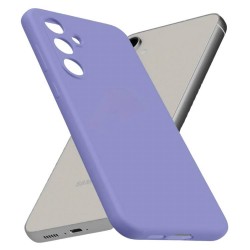 Чехол Silicon case для Samsung S24 FE силиконовый (фиолетовый)