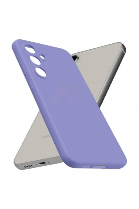 Чехол Silicon case для Samsung А56 силиконовый (фиолетовый) 