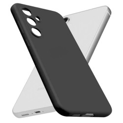 Чехол Silicon case для Samsung S24 FE силиконовый (серый)