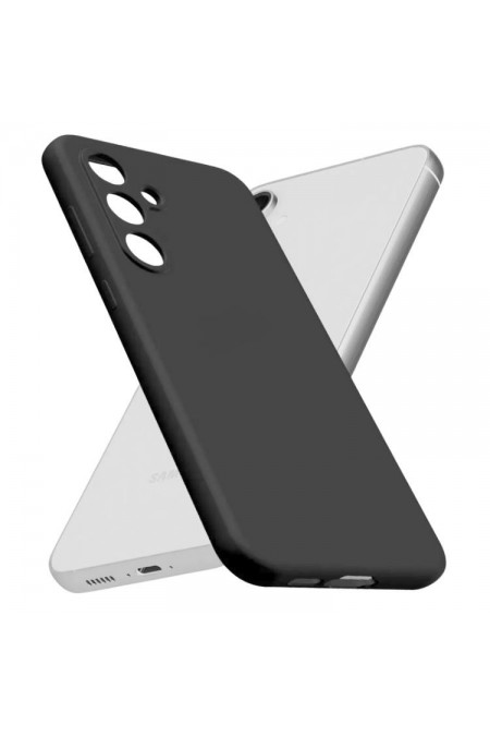 Чехол Silicon case для Samsung S24 FE силиконовый (серый) 