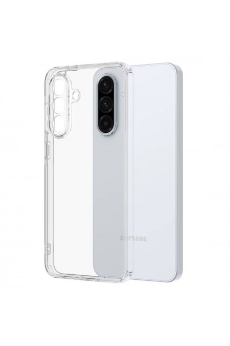 Чехол Silicone Case для Samsung A56 силиконовый улучшенный (прозрачный) 