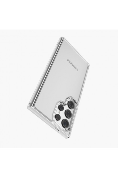 Чехол Silicone Case для Samsung S25 силиконовый улучшенный (прозрачный) 