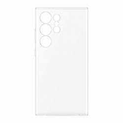 Чехол Silicone Case для Samsung S25 Ultra силиконовый улучшенный (прозрачный)