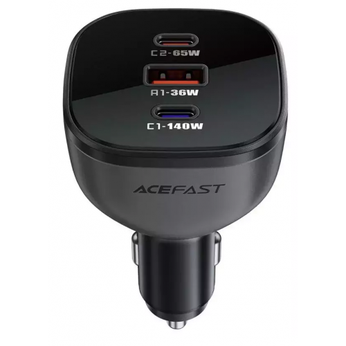 Автомобильное зарядное устройство Acefast B14 165W (2*USB-C+USB-A) 3-Port Car Charger 