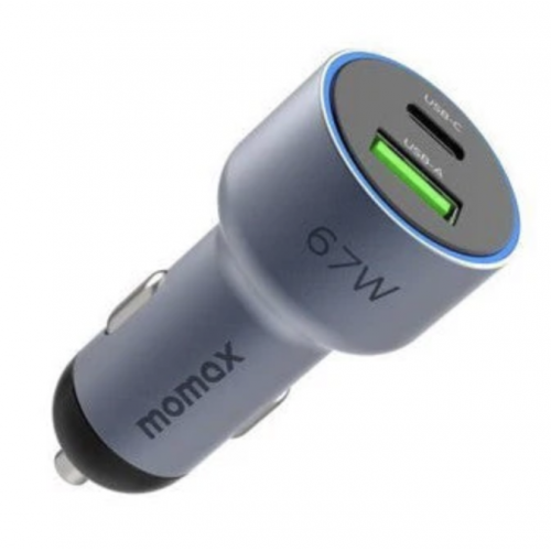 Автомобильное зарядное устройство MOMAX UC16E 67W USB-C/ USB-A Dual-port car charger 