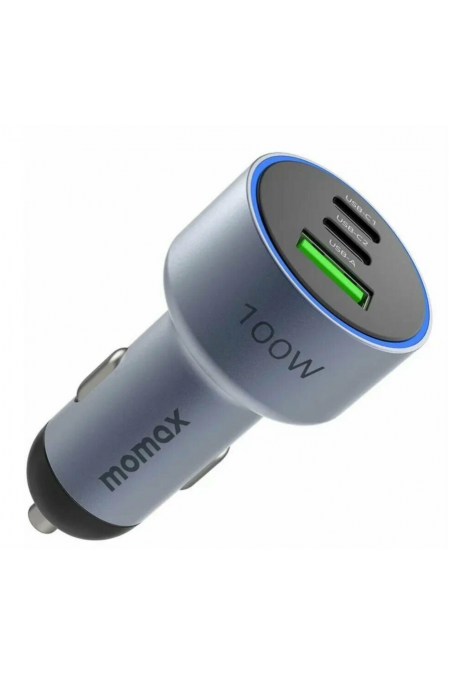 Автомобильное зарядное устройство MOMAX UC17E 100W 3-Port car charger 